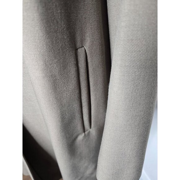 Vintage 1960s Swing Coat with Real Fur Collar - Picture 12 of 16